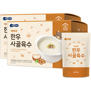 베베쿡 한우사골육수 200g, 1600g, 2개