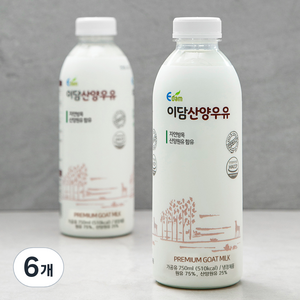 이담 이슬담은 산양우유, 750ml, 6개