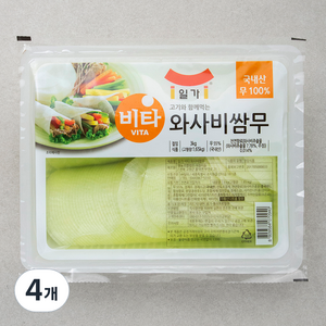 일가 비타 와사비쌈무, 3kg, 4개