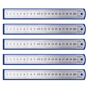 마켓플랜 스틸 직자 세트 20cm, 혼합색상, 5개