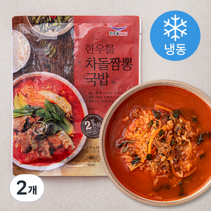 한우물 차돌짬뽕 국밥 (냉동), 210g, 2개