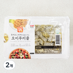 일가집 요리엔 오이무피클, 1kg, 2개