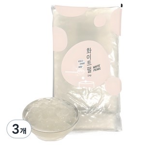 화이트펄, 1kg, 3개, 1kg, 1개입