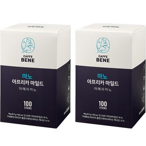 카페베네 마노 아프리카 마일드, 0.9g, 100개입, 2개