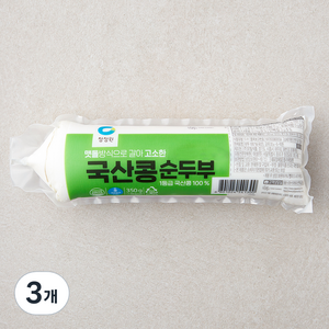 청정원 국산콩 순두부, 350g, 3개