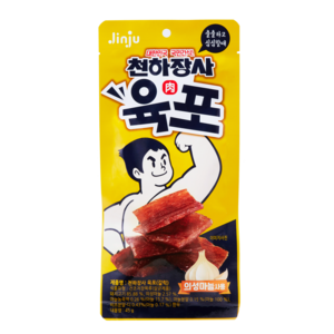 천하장사 육포 갈릭, 1개, 45g