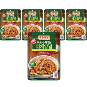 오늘밥상 파채양념, 90g, 5개