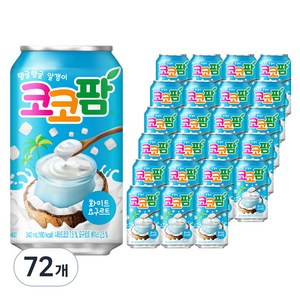 코코팜 화이트 요구르트, 340ml, 72개