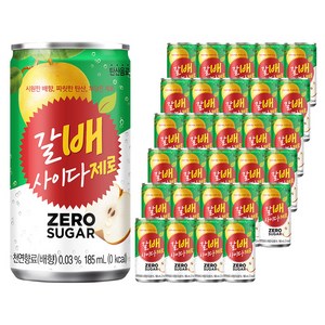 갈아만든배 갈배사이다 제로, 185ml, 30개