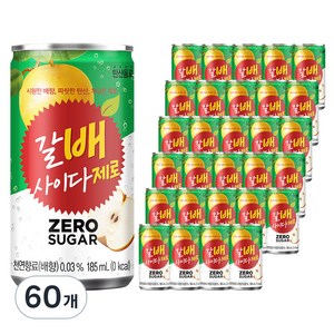 갈배사이다 제로, 185ml, 60개