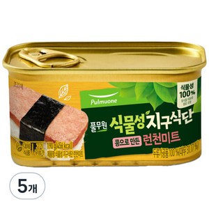 풀무원 지구식단 식물성 콩으로 만든 런천미트, 5개