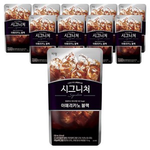 시그니처 아메리카노 블랙, 230ml, 10개