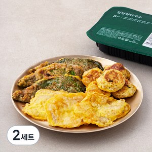 집반찬연구소 모둠전 3종 동태전 125g + 동그랑땡 100g + 깻잎전 125g, 2세트