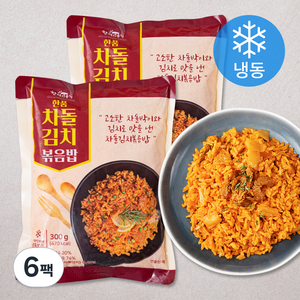 한끼의품격 차돌김치 볶음밥 (냉동), 300g, 6팩