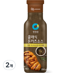 청정원 클래식 돈카츠 소스, 250g, 2개