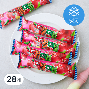 서주 더블더블 딸기 & 사과 (냉동), 28개, 1개입, 125ml