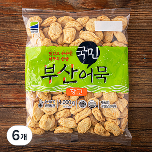 삼진 국민 당고 어묵, 1kg, 6개