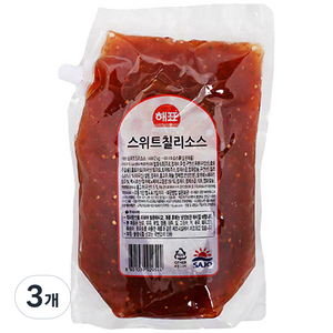 해표 스위트 칠리소스, 2kg, 3개