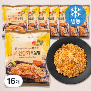 한우물 사천중화 볶음밥 (냉동), 210g, 16개