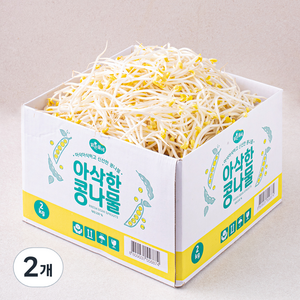 맑은물에 아삭한 콩나물, 2kg, 2개