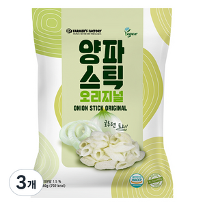 달곰삼삼 양파스틱 오리지널, 160g, 3개