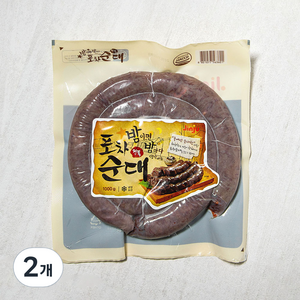 진주햄 즉석 포차 순대, 1kg, 2개