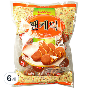 청우 팬케익, 350g, 6개