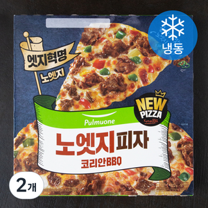 풀무원 노엣지피자 코리안BBQ (냉동), 322g, 2개