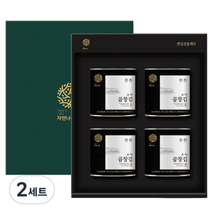 자연나라김 곱창캔김 4p x 120g 세트, 2세트