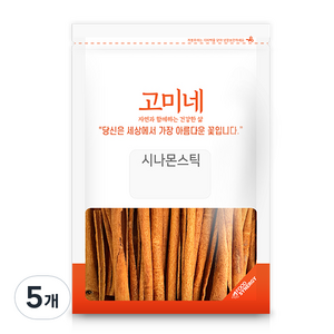 고미네 시나몬 스틱, 300g, 5개