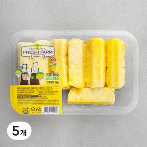 프레쉬팜 골드 파인애플 스틱, 1kg, 5개