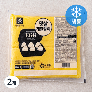 아워홈 행복한 맛남 맛살 계란말이 (냉동), 800g, 2개