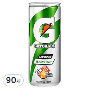 게토레이 레몬 캔, 240ml, 90개