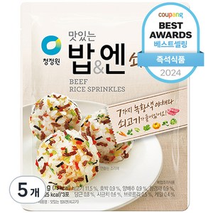 청정원 맛있는 밥&엔 쇠고기, 24g, 5개