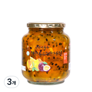 해맑음 패션후르츠 한라봉청, 950g, 1개입, 3개