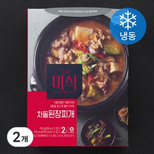 더미식 차돌된장찌개 2인분 (냉동), 700g, 2개