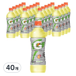 롯데칠성 게토레이 레몬, 600ml, 40개