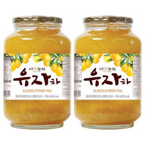 다농원 유자차, 1kg, 1개입, 2개