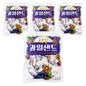 한입 과일 샌드 포도향, 800g, 4개