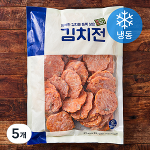 요리가맛있다 김치전 (냉동), 1kg, 5개