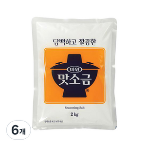 미원 대상 맛소금, 2kg, 6개