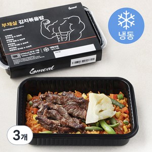 식스밀 부채살 김치볶음밥 (냉동), 325g, 3개