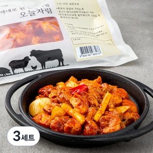 오늘차림 춘천식 닭갈비 양념육 700g + 떡 150g, 850g, 3세트