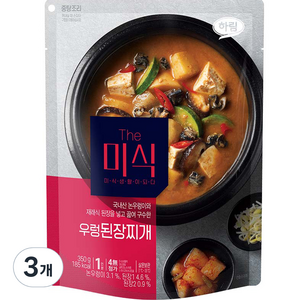 더미식 우렁 된장찌개, 350g, 3개