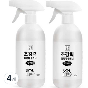 생활공식 초강력 다목적 클리너, 500ml, 4개