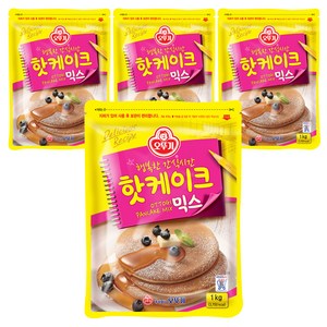 오뚜기 핫케이크 믹스, 1kg, 4개