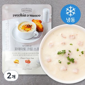 베키아에누보 포테이토 크림 스프 (냉동), 180g, 2개