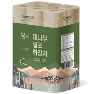 탐사 대나무 펄프 화장지 3겹 30m, 30개입, 1개