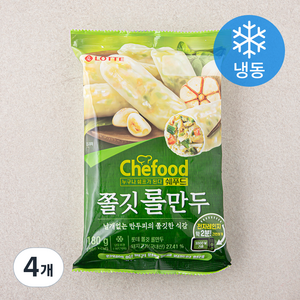 Chefood 쫄깃 롤만두 (냉동), 180g, 4개