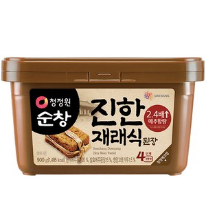 청정원순창 진한 재래식 집된장, 900g, 1개